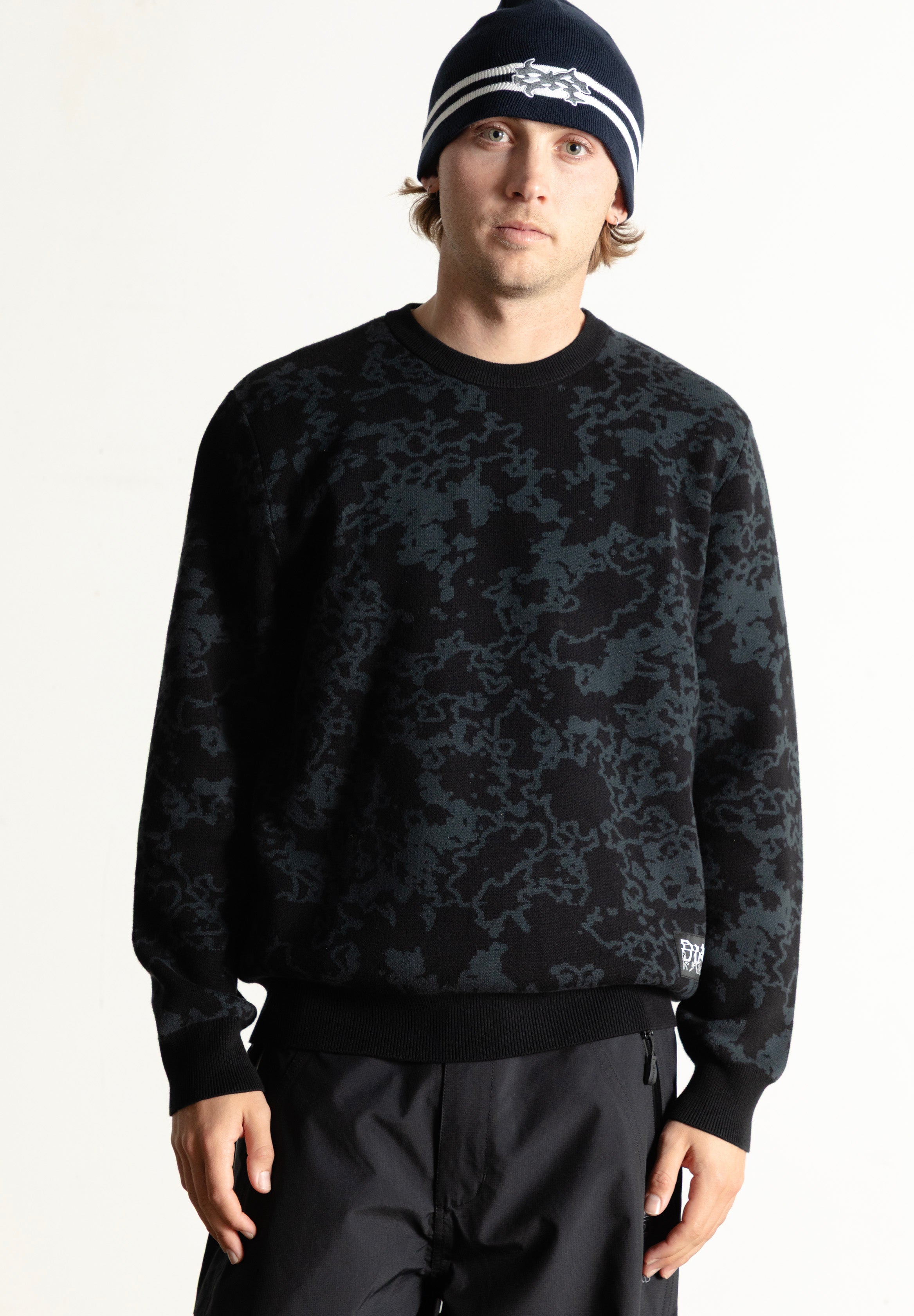 All Over Sweater - Black