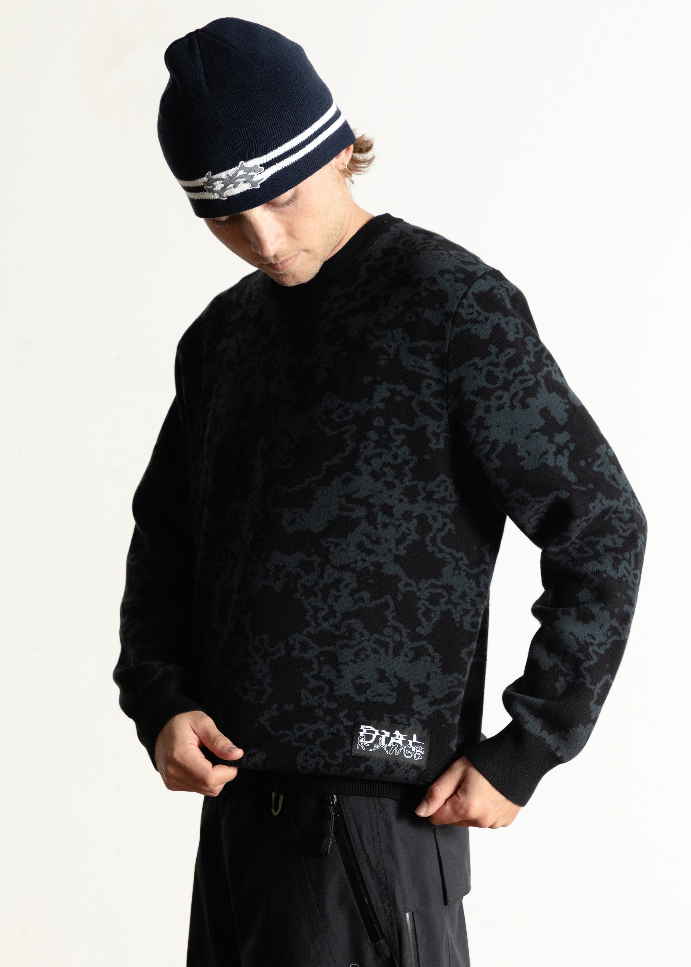All Over Sweater - Black