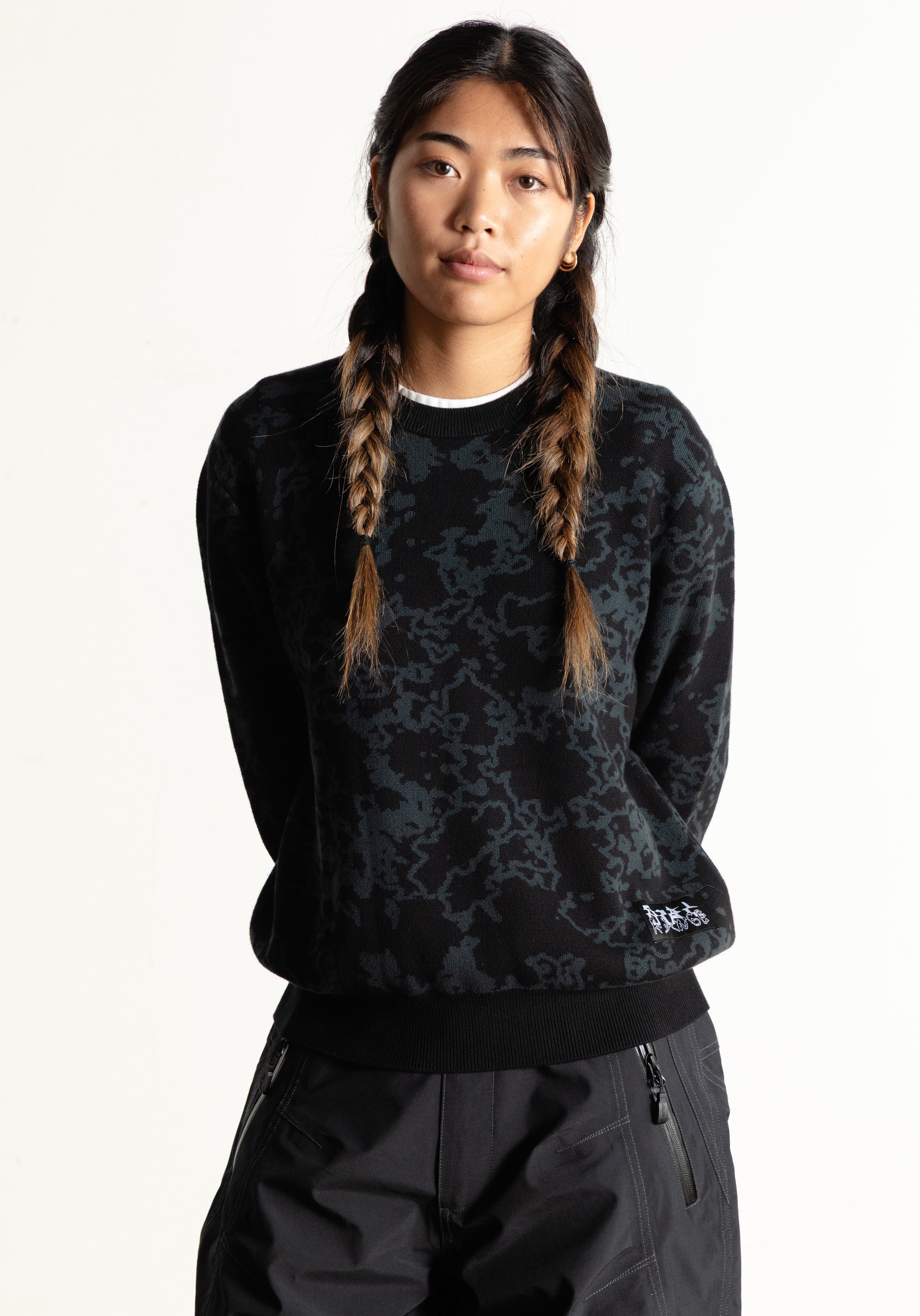 All Over Sweater - Black