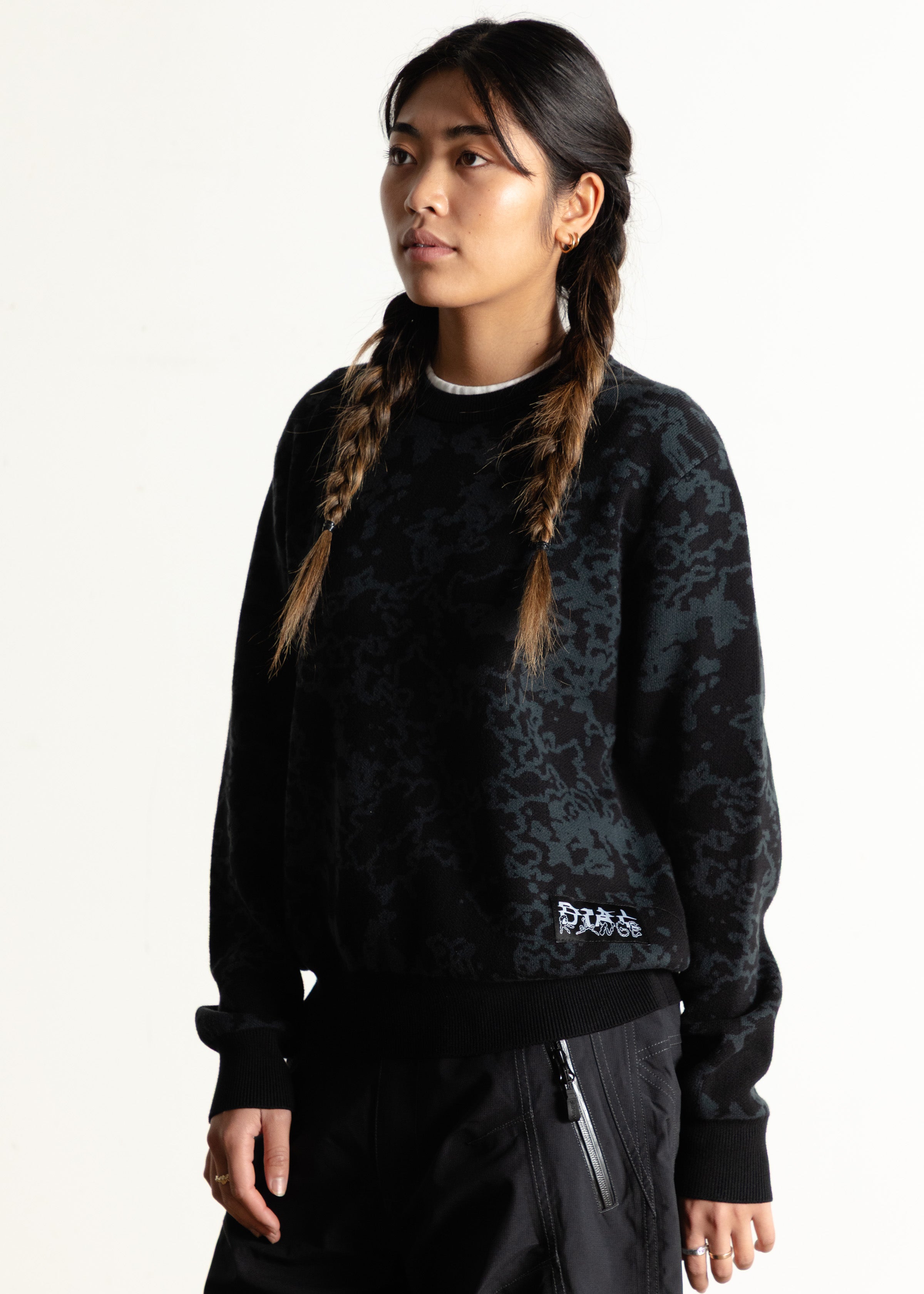 All Over Sweater - Black