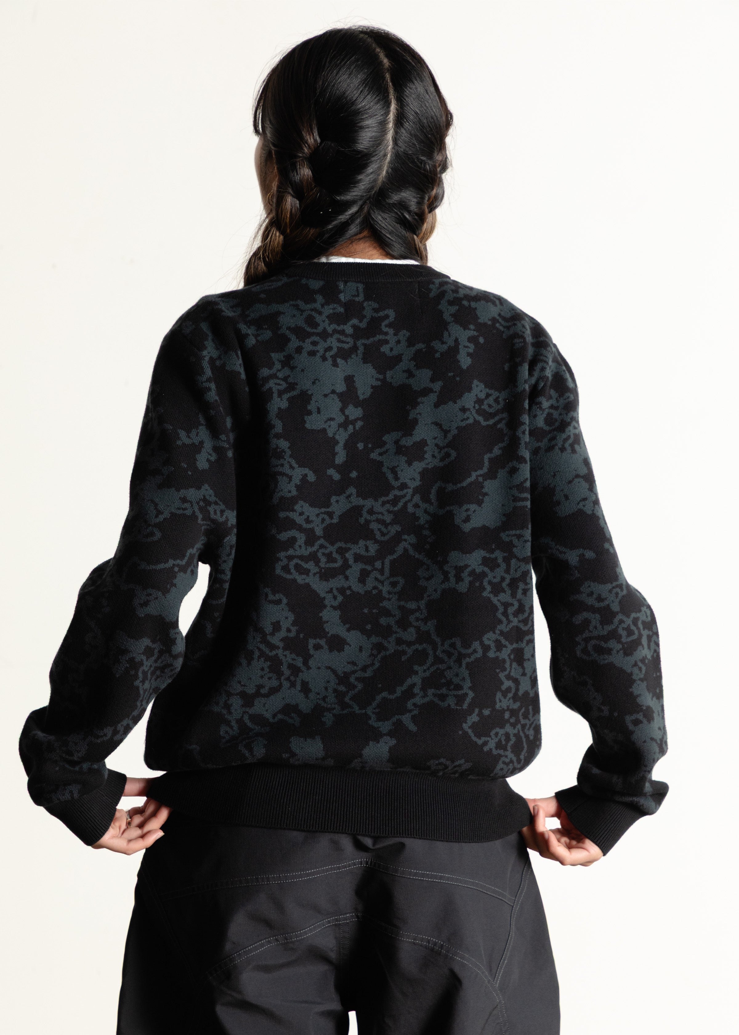 All Over Sweater - Black