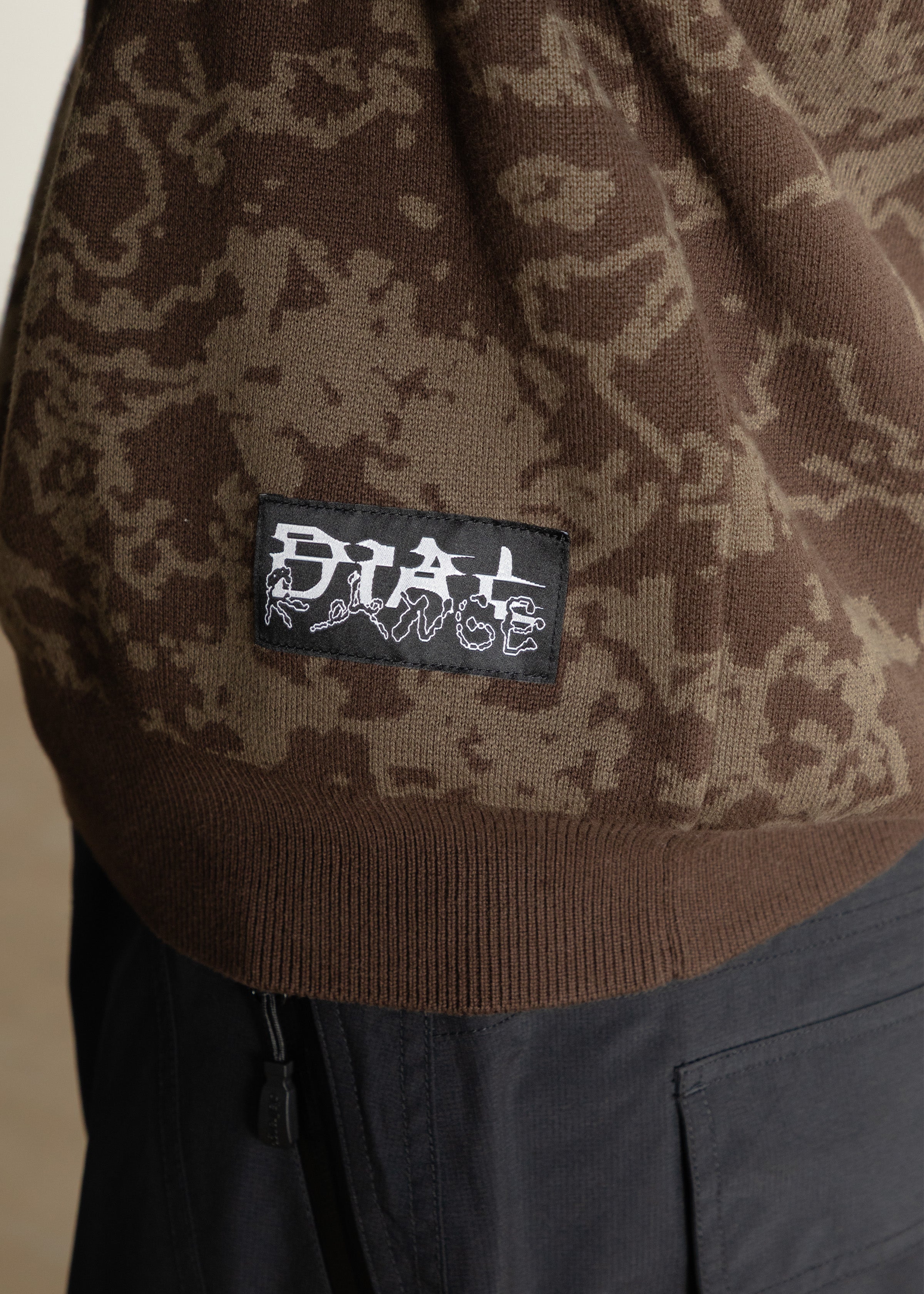 All Over Sweater - Brown
