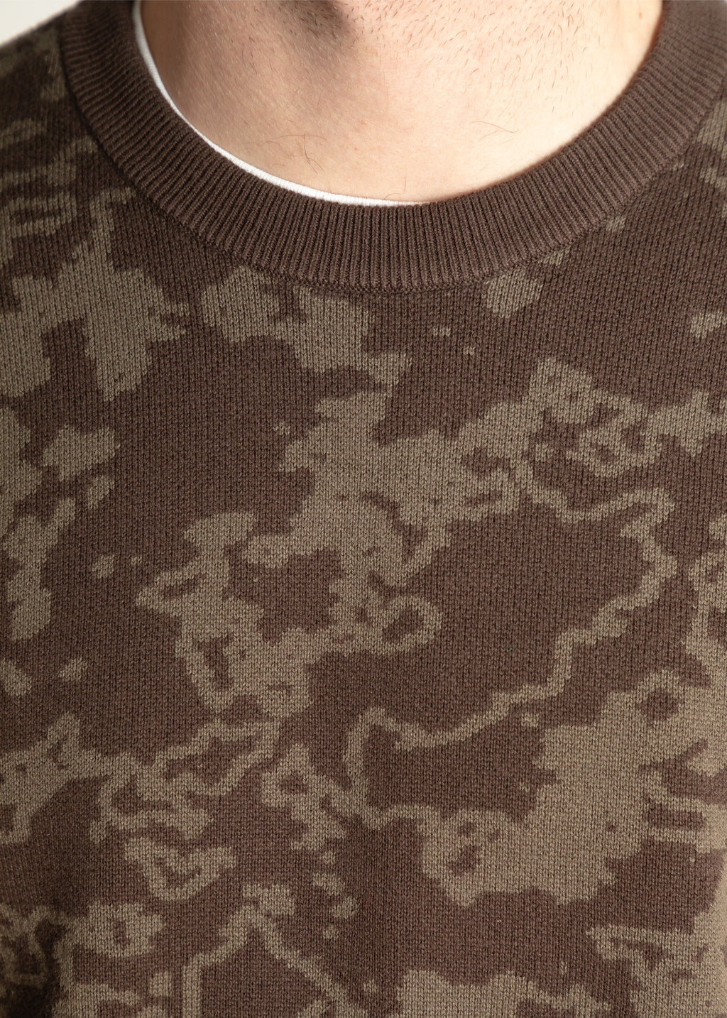All Over Sweater - Brown