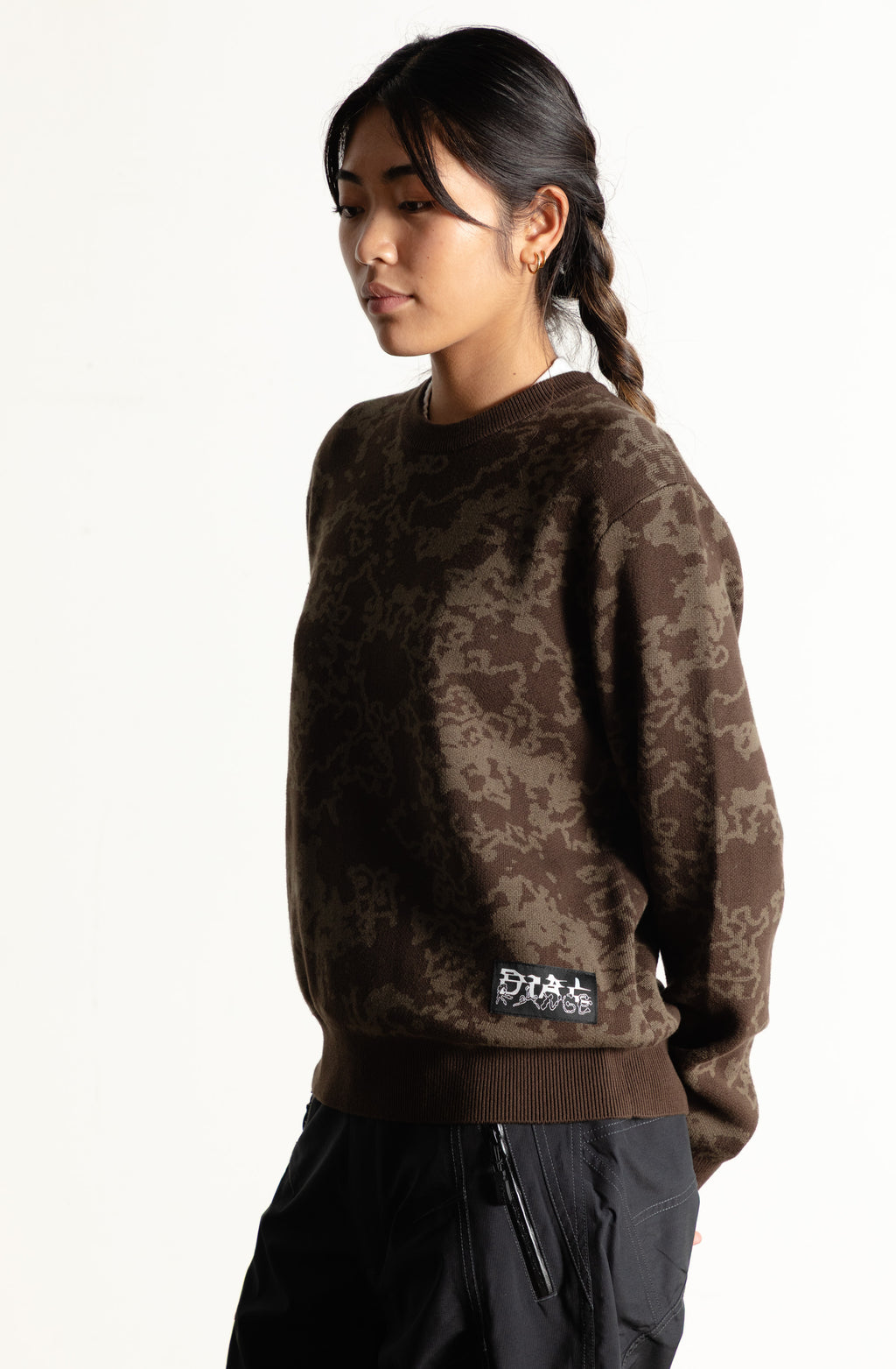 All Over Sweater - Brown