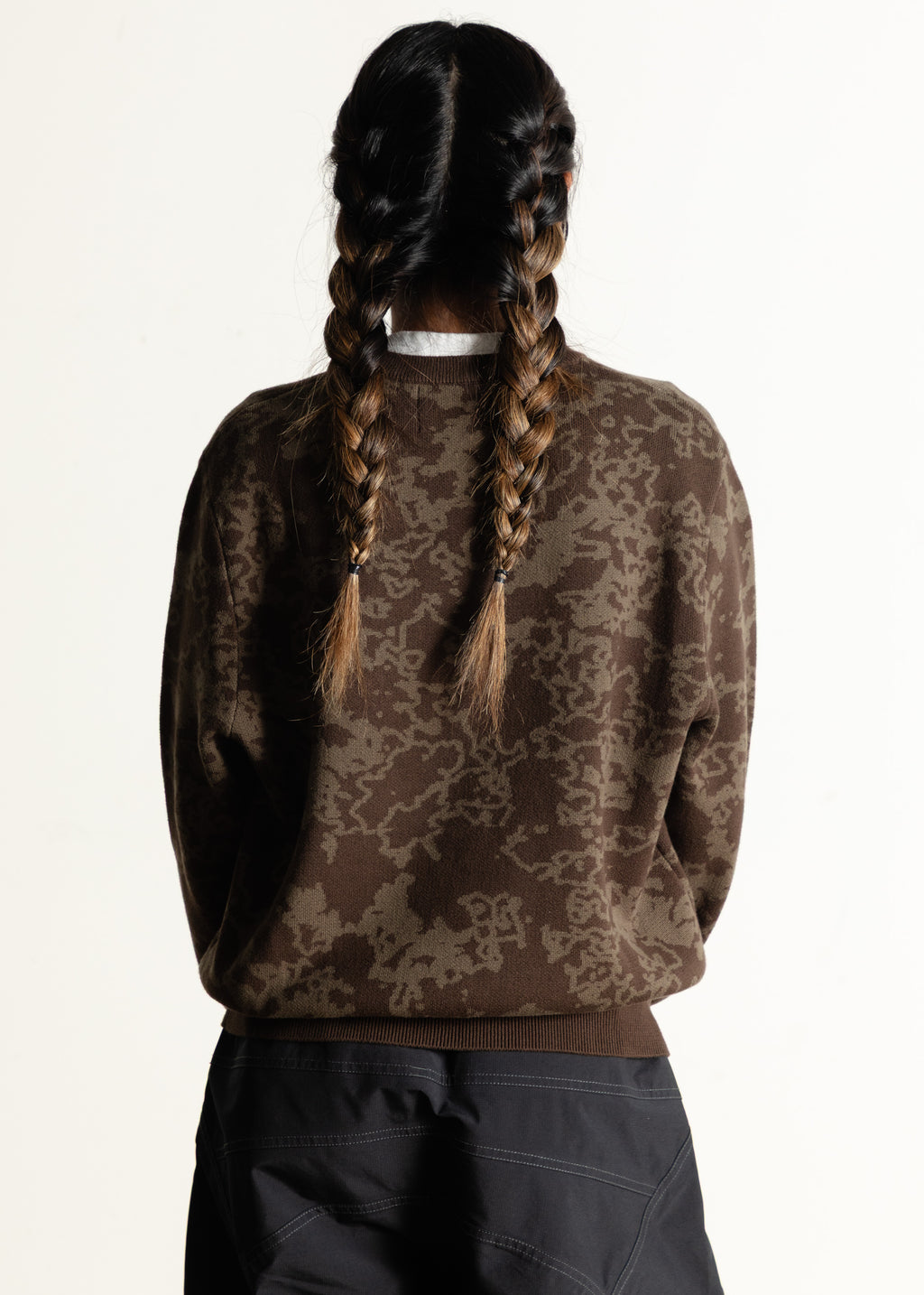 All Over Sweater - Brown