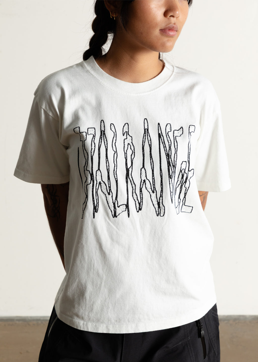Spellout Tee - White