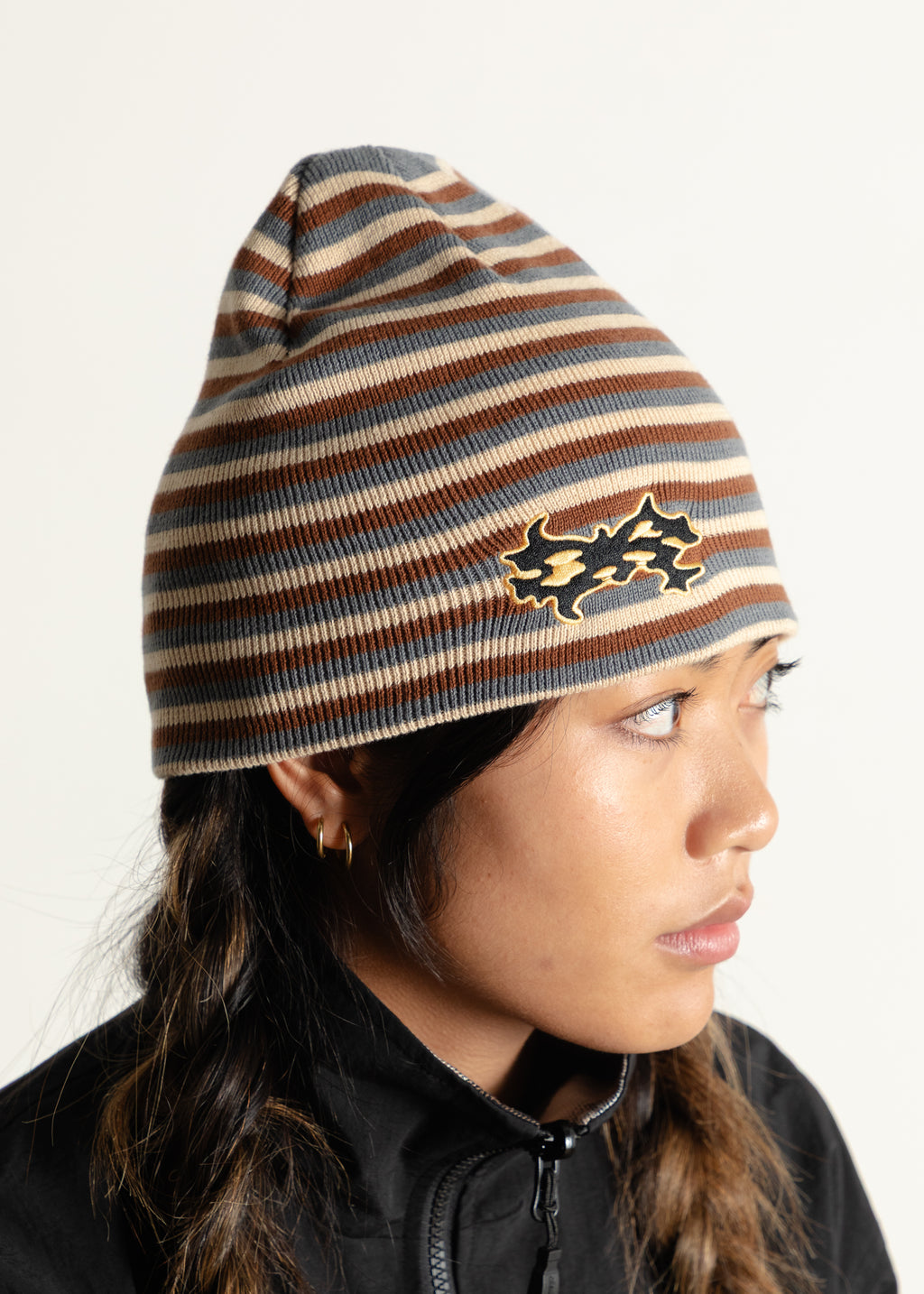 Stripe Beanie - Silt
