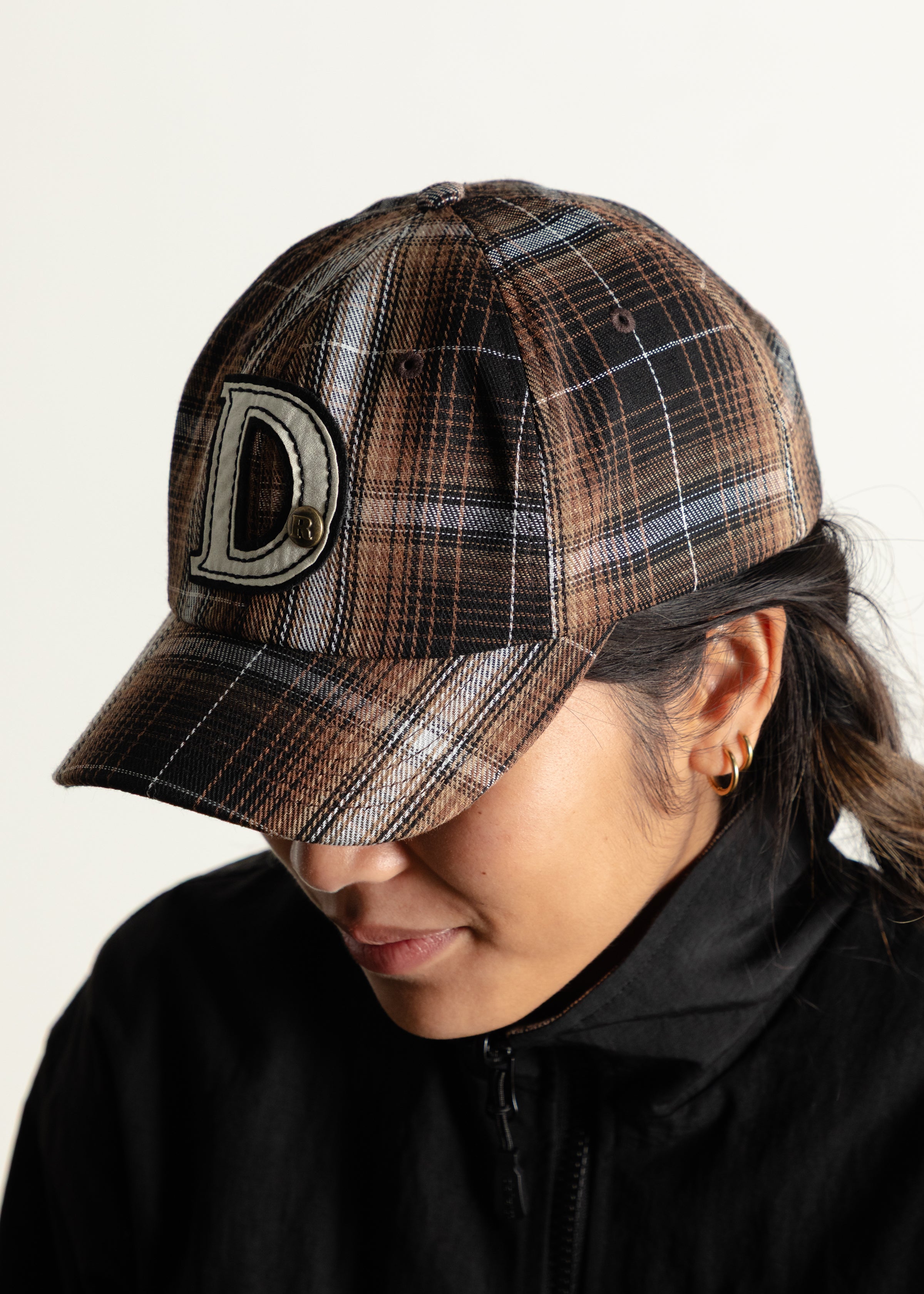 Plaid Cap - Brown