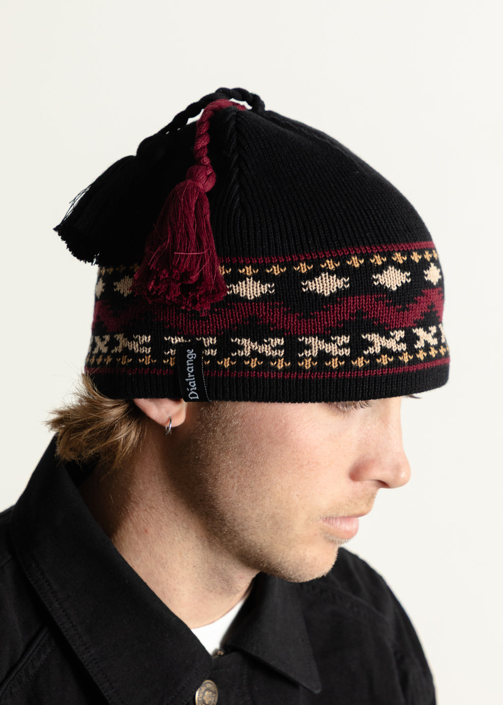 Tassle Beanie - Black