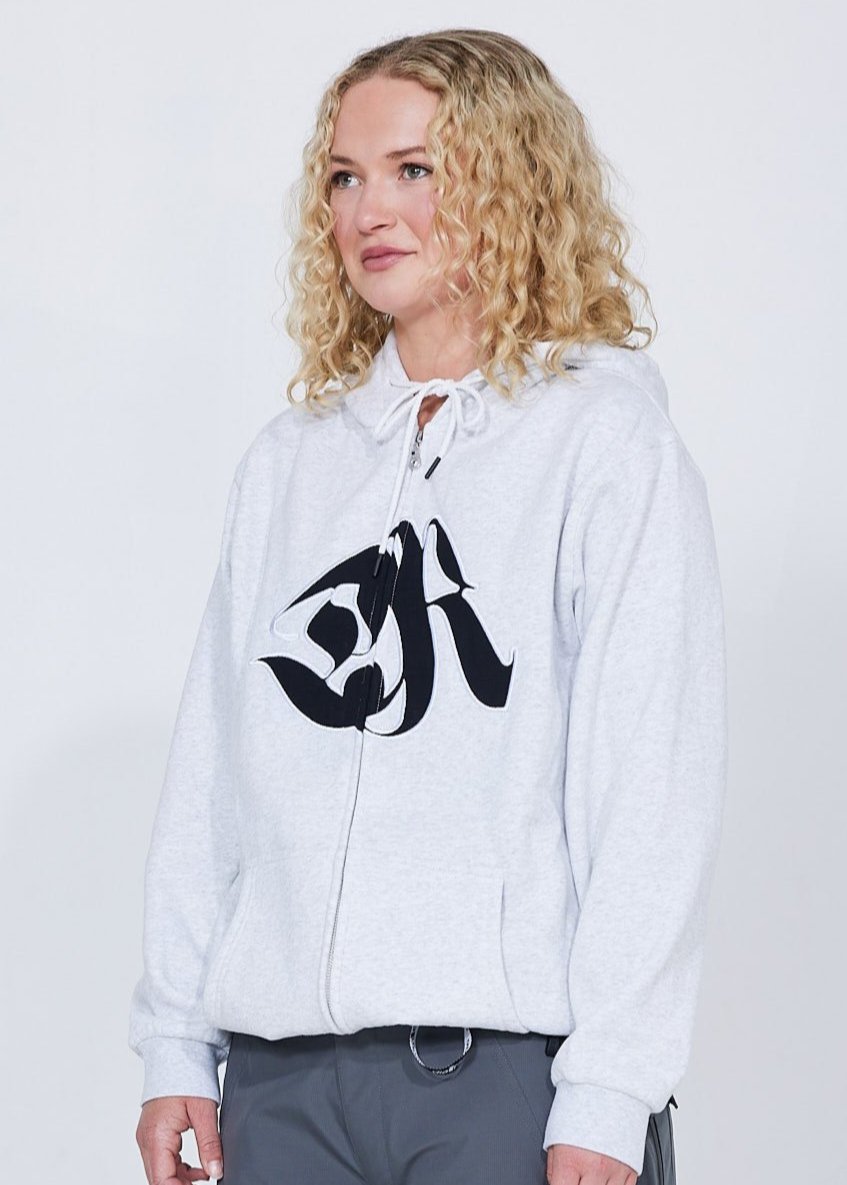 DR Zipper Hoodie - Merle Grey