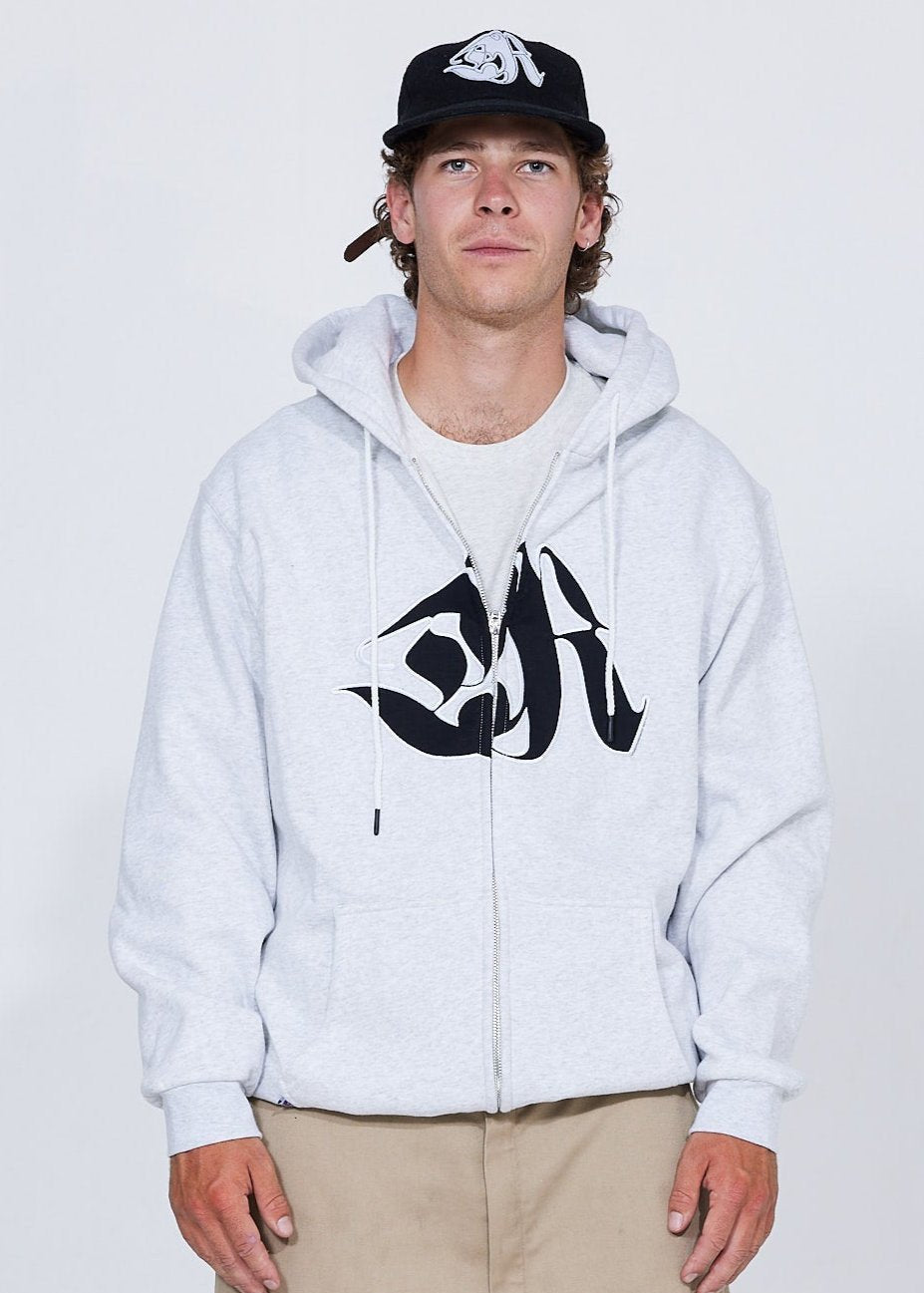 DR Zipper Hoodie - Merle Grey