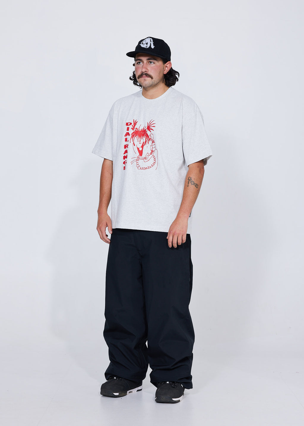 Range Tee - Merle grey