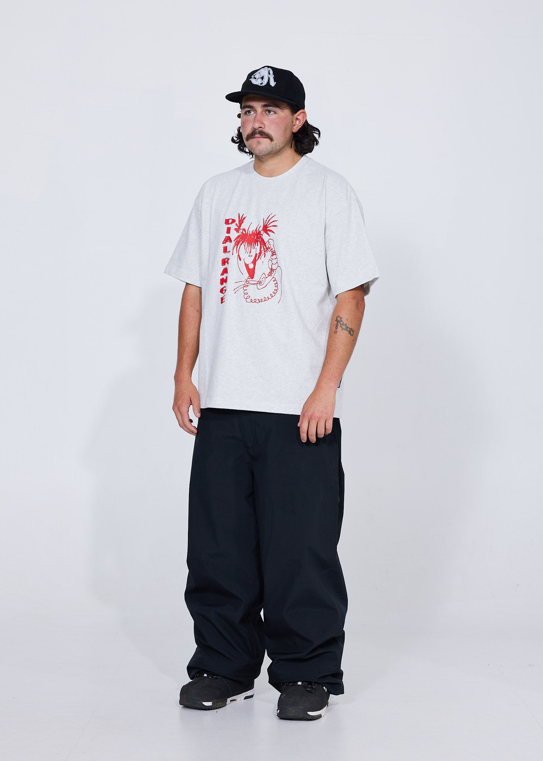 Range Tee - Merle grey