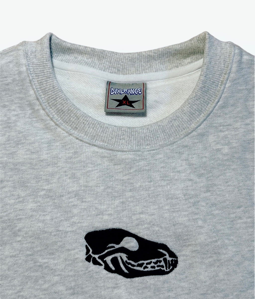 Skull Sweater - Grey
