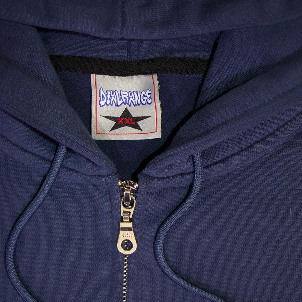 Zipper Hoodie - Blue
