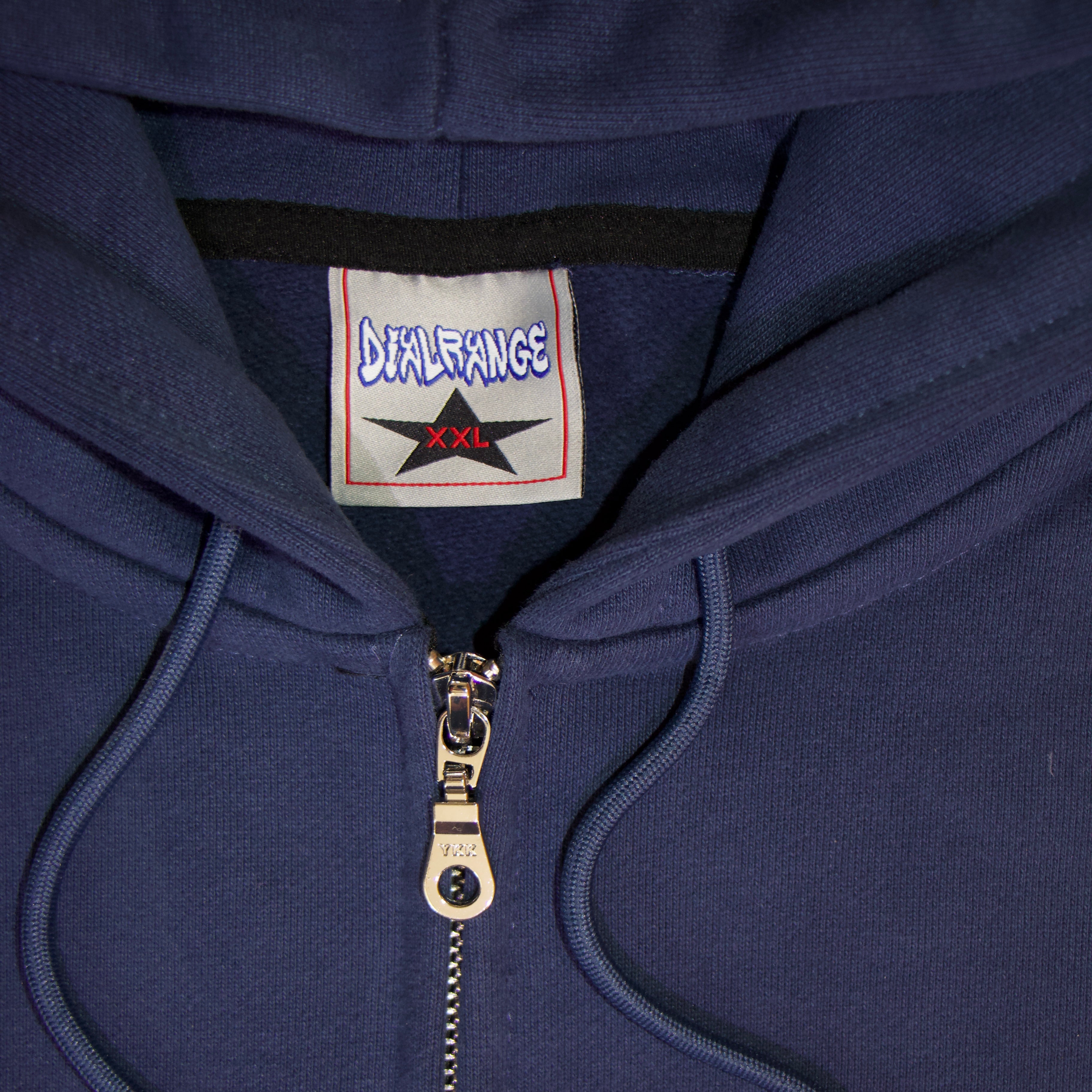 Zipper Hoodie - Blue