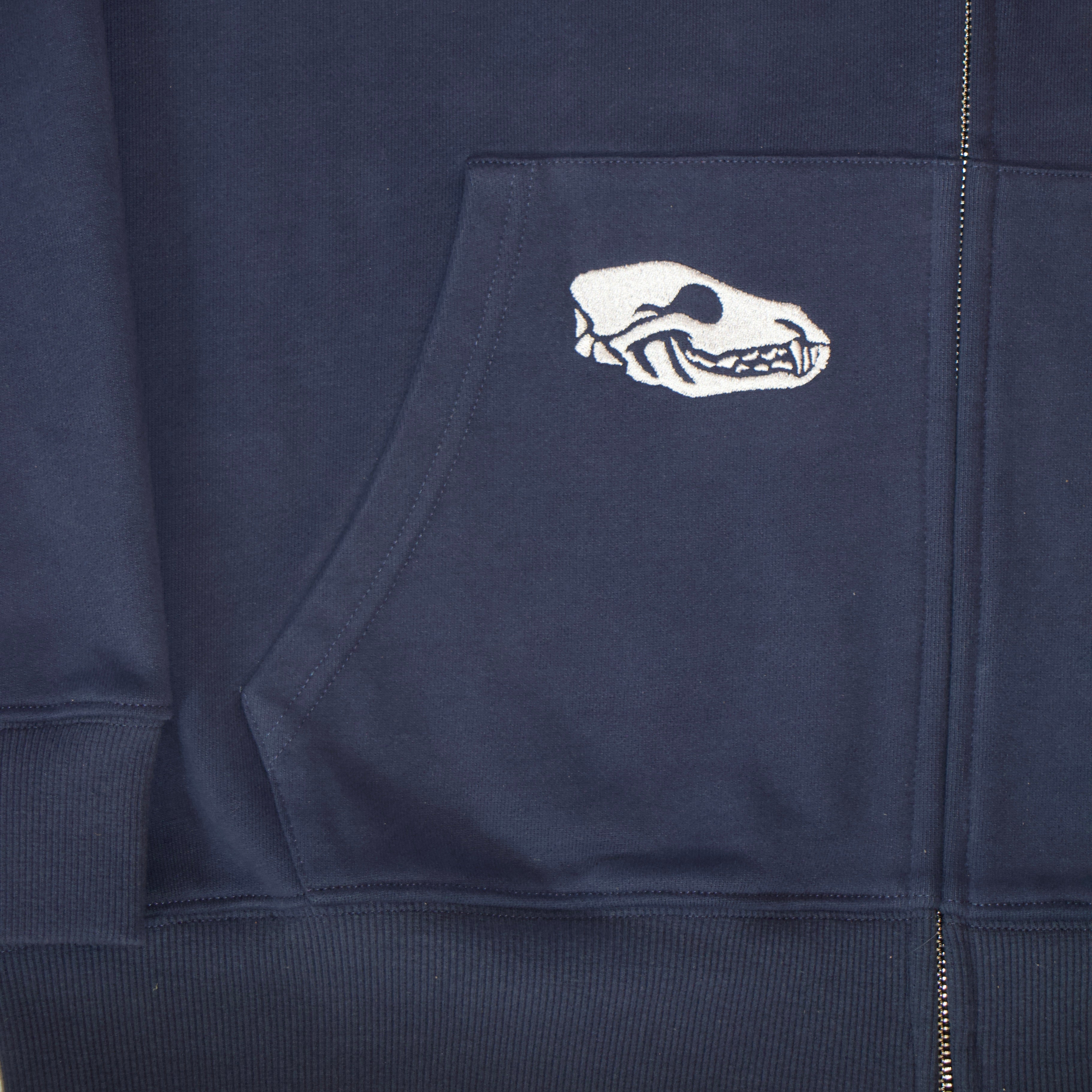 Zipper Hoodie - Blue