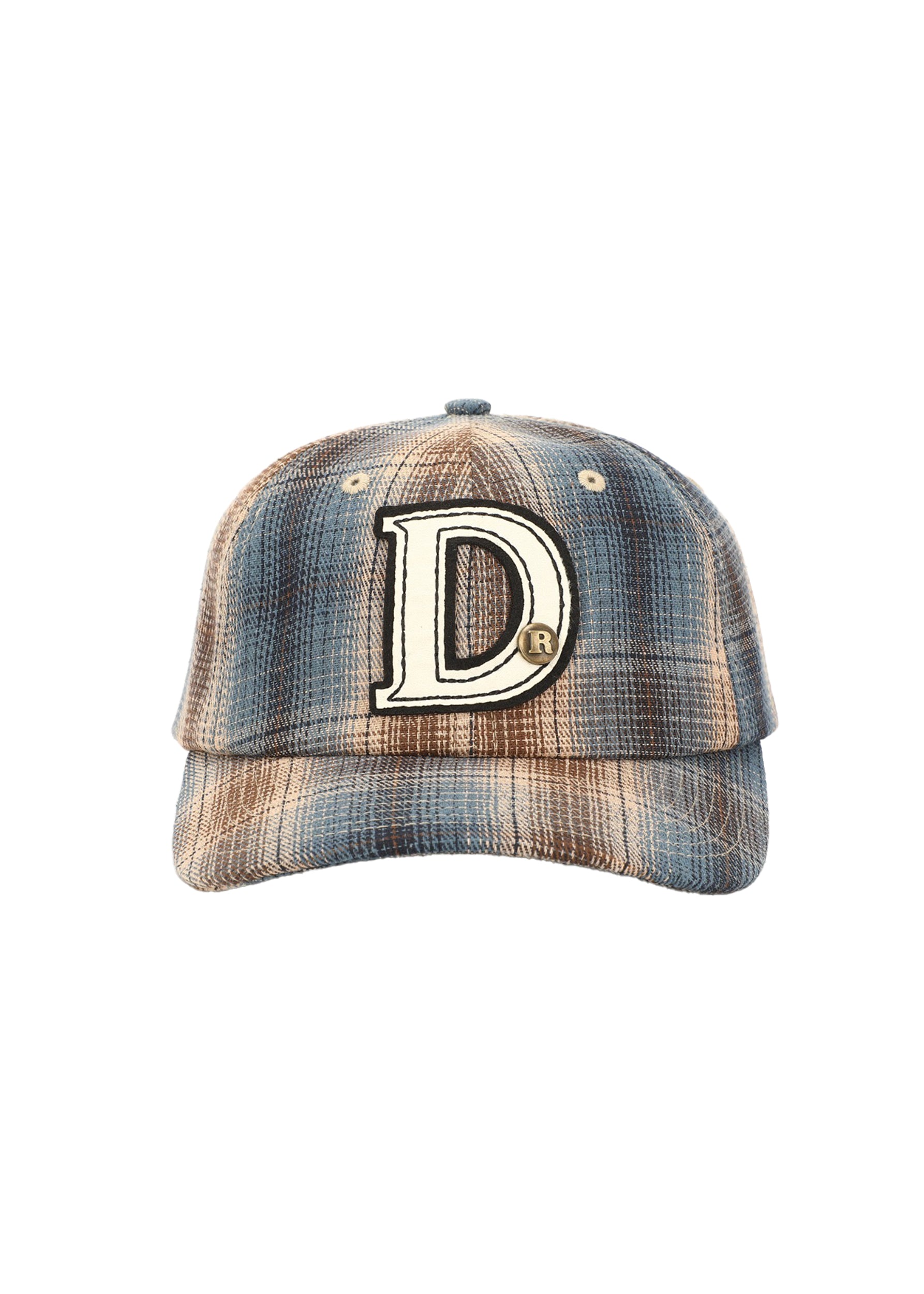 Plaid Cap - Blue