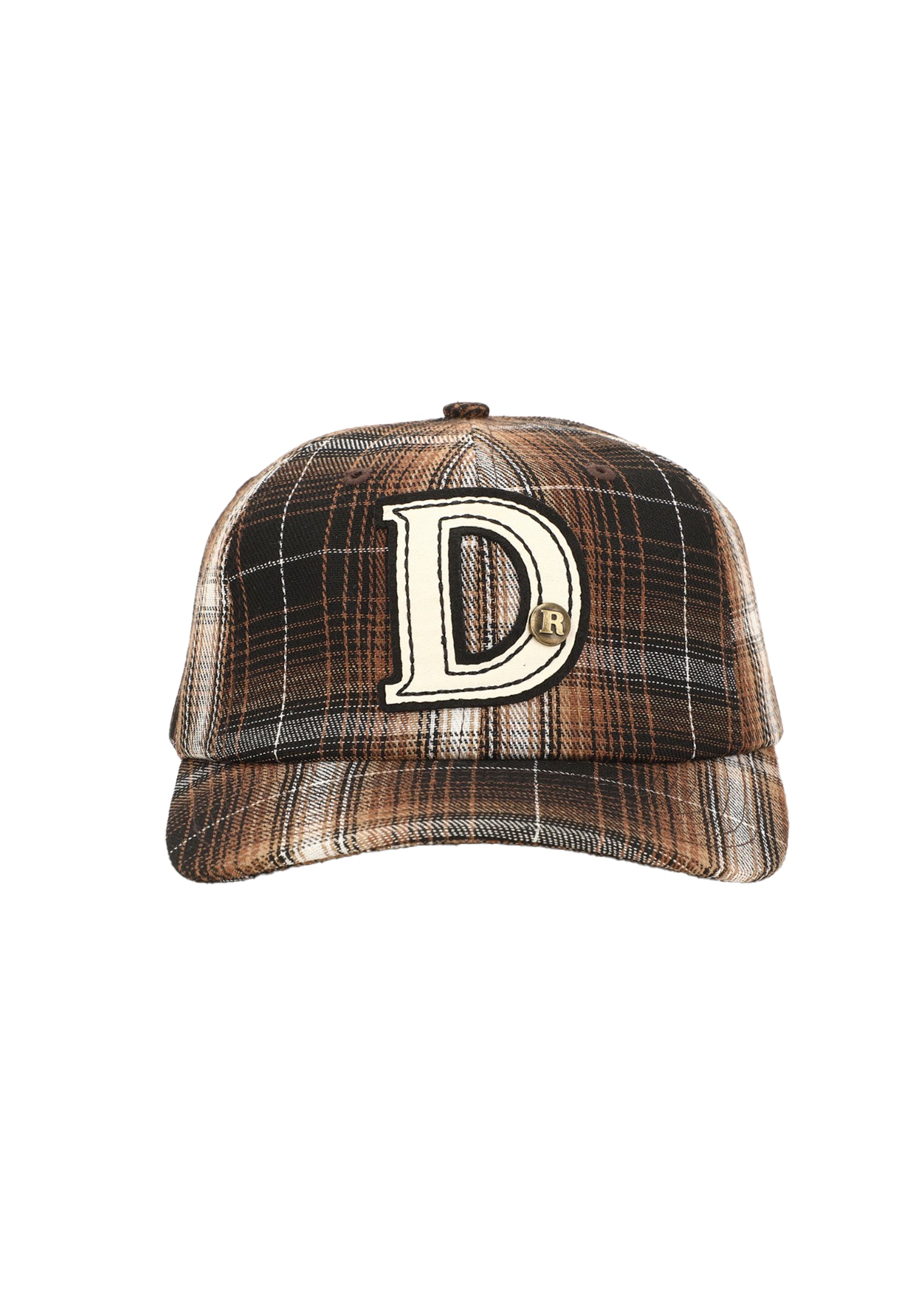 Plaid Cap - Brown