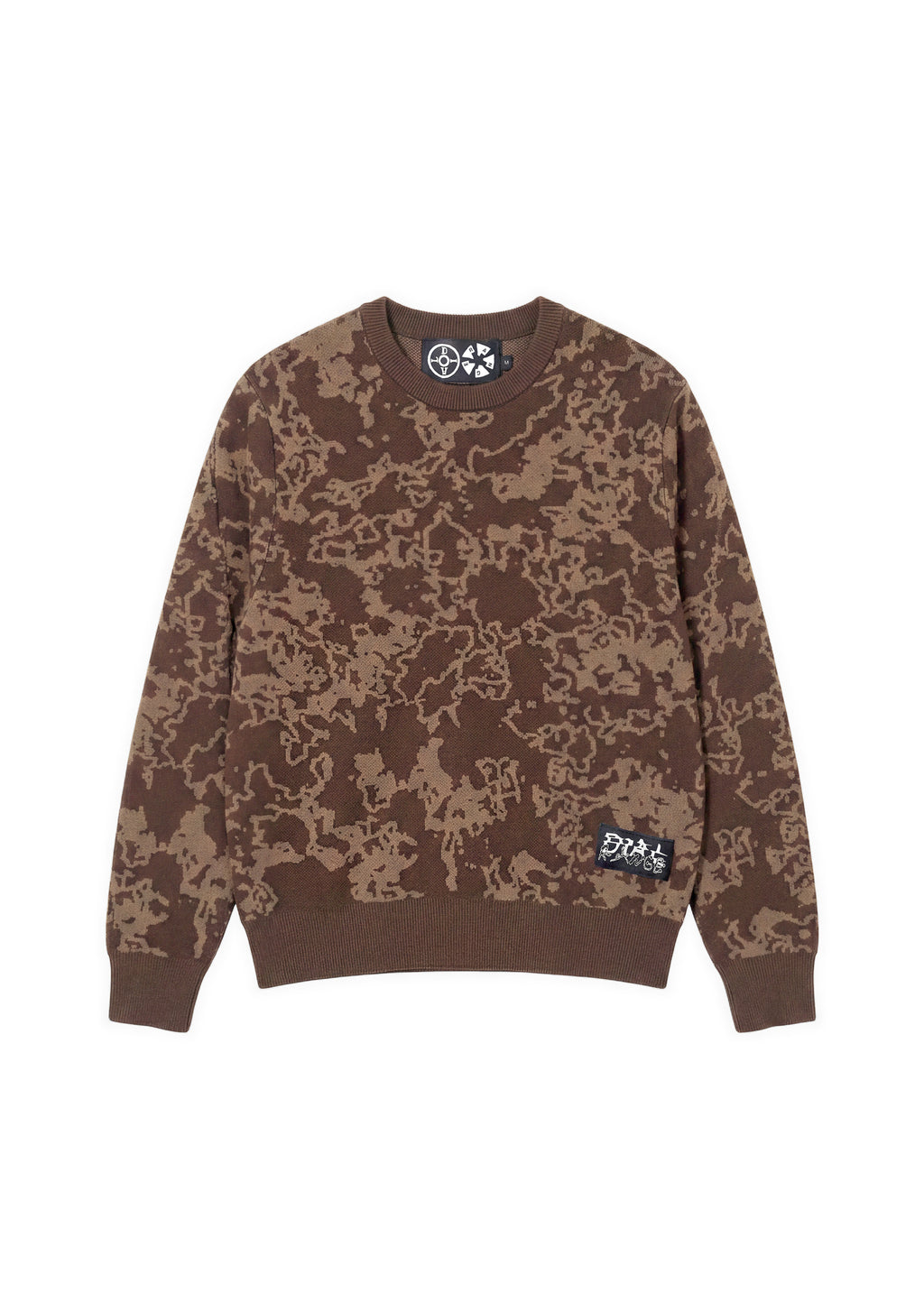 All Over Sweater - Brown