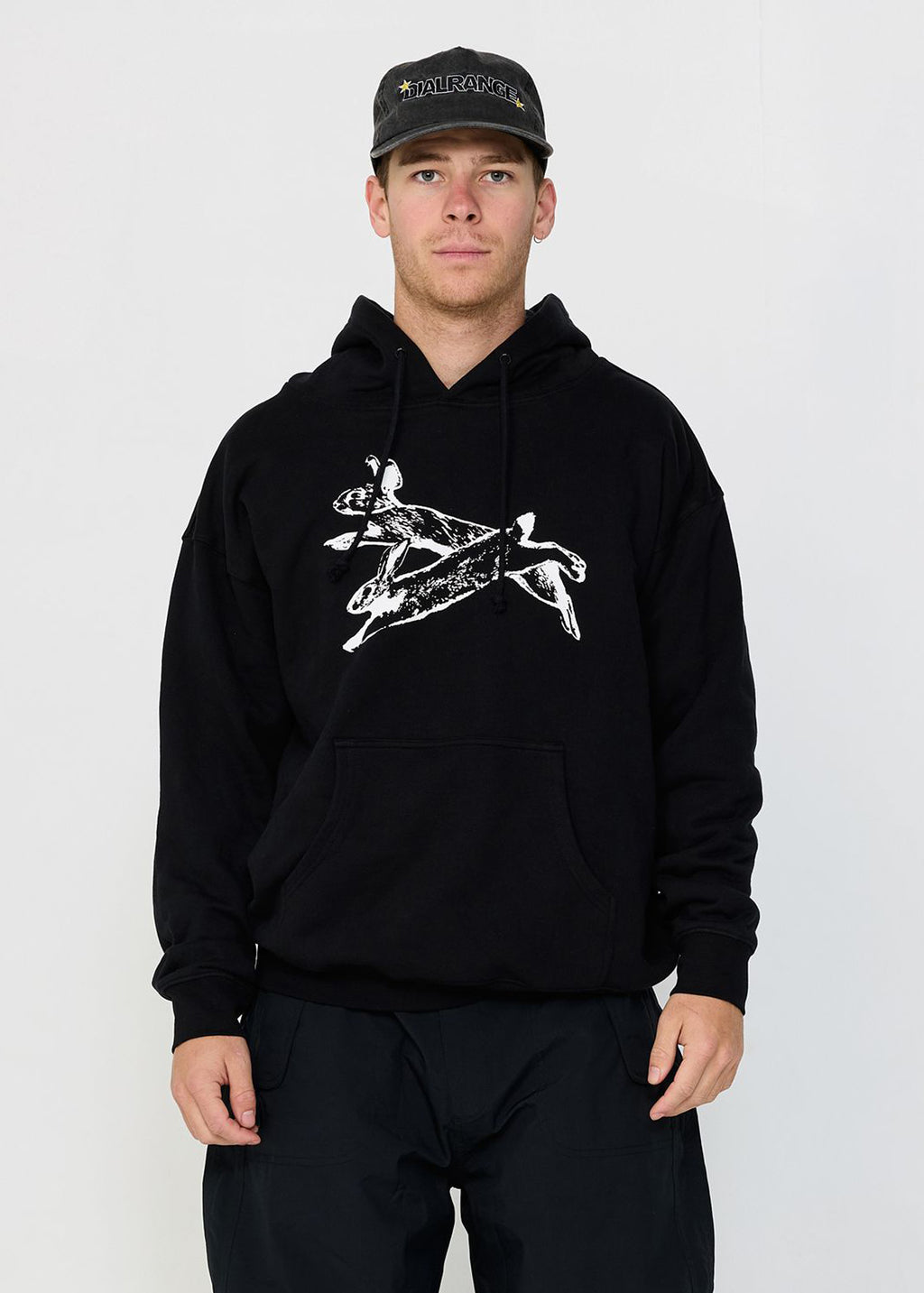Rabbit Hoodie - Black