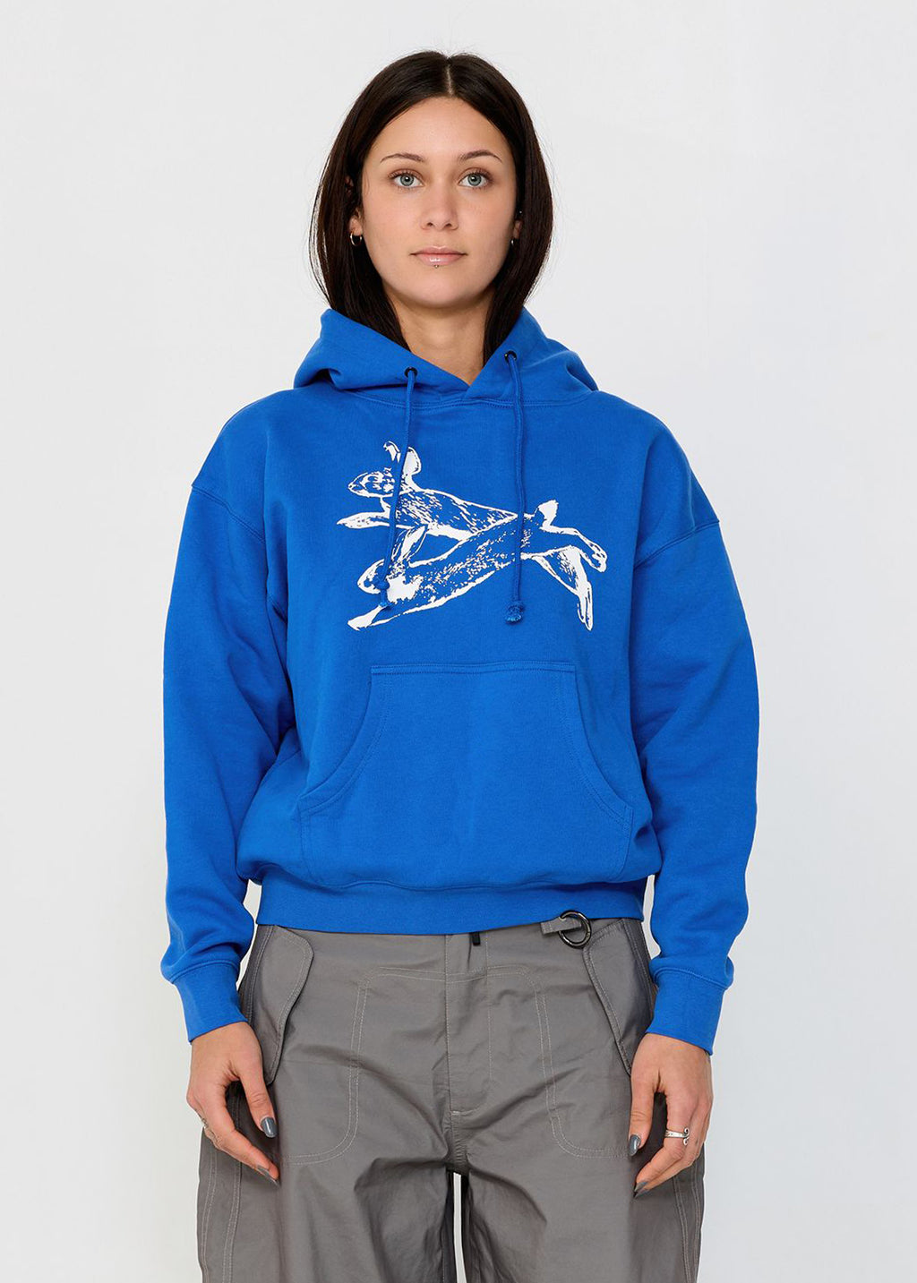Rabbit Hoodie - Blue