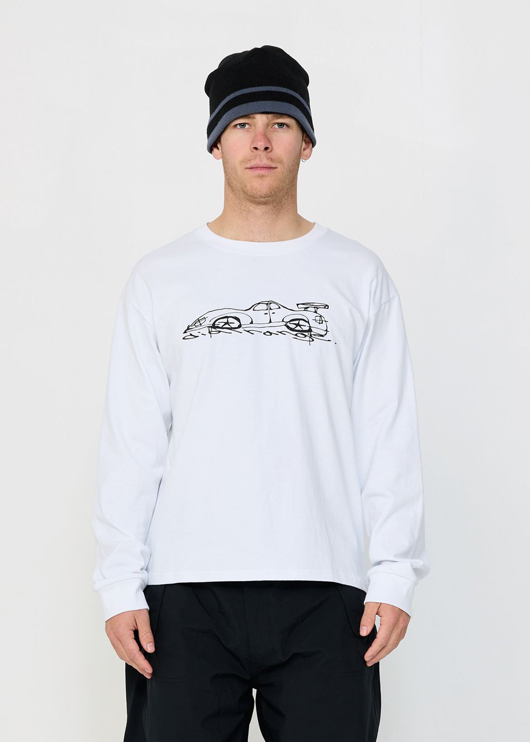 Spoiler LS Tee - White