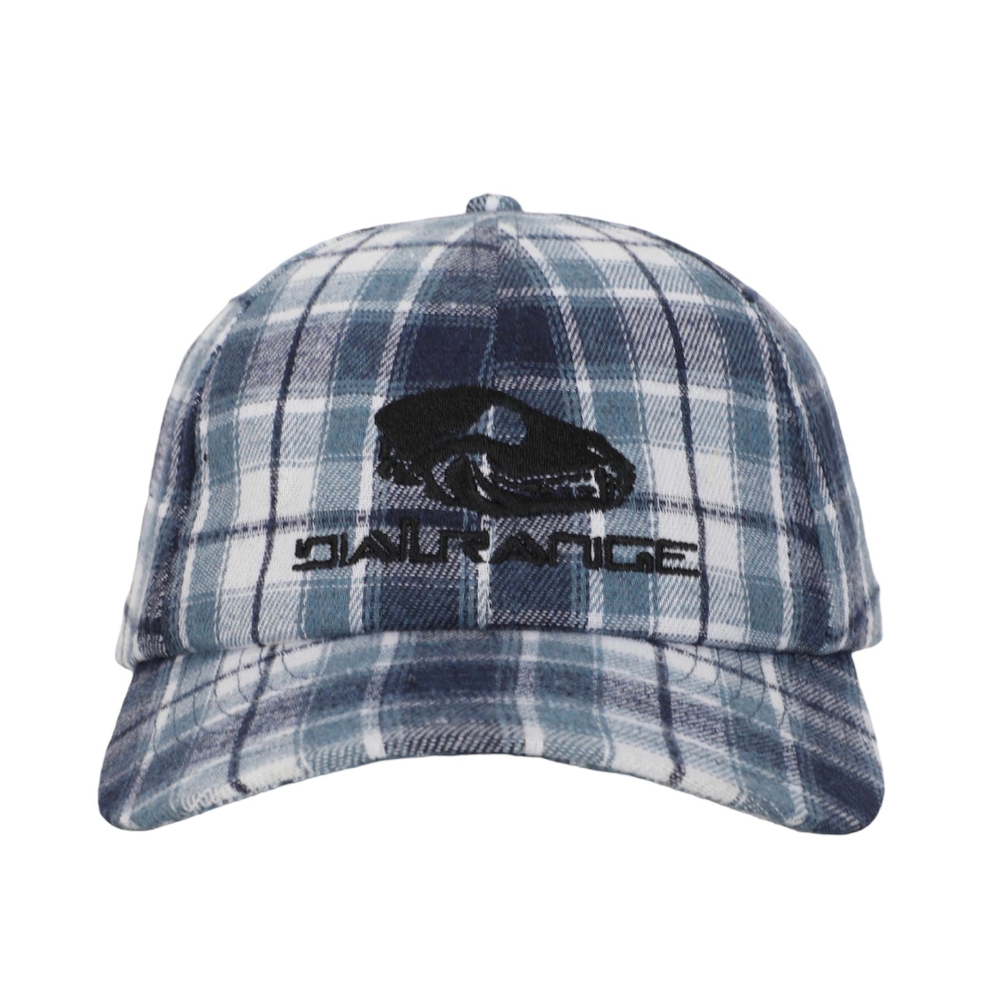 Plaid Cap - Navy White